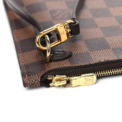 Louis Vuitton Damier Ebene Neverfull MM GM Pochette 5 of 7
