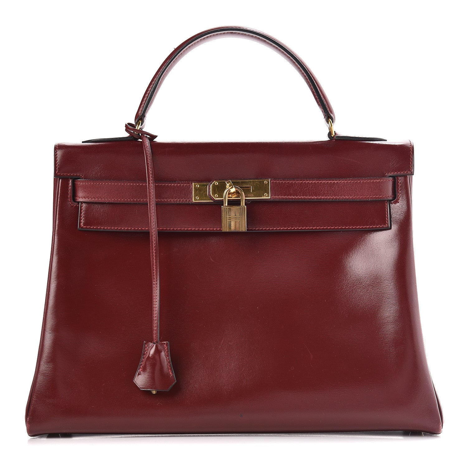 Hermes Box Kelly Retourne 32 Rouge H 1 of 38