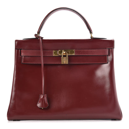 Hermes Box Kelly Retourne 32 Rouge H 1 of 38