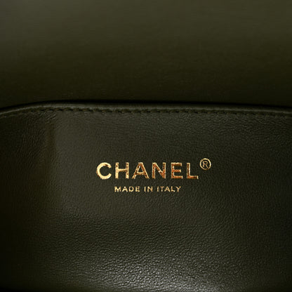 Chanel Calfskin Quilted Medium Boy Flap Khaki 6 of 11