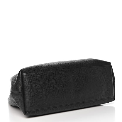 Gucci Pebbled Calfskin Medium Soho Chain Shoulder Bag Black 4 of 12