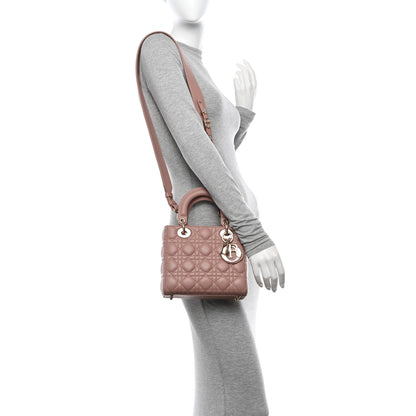 Christian Dior Lambskin Cannage Small My ABCDior Lady Dior Fard 2 of 11
