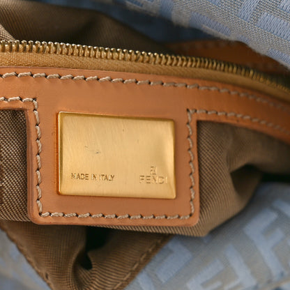 Fendi Zucchino Mama Baguette Blue 6 of 9
