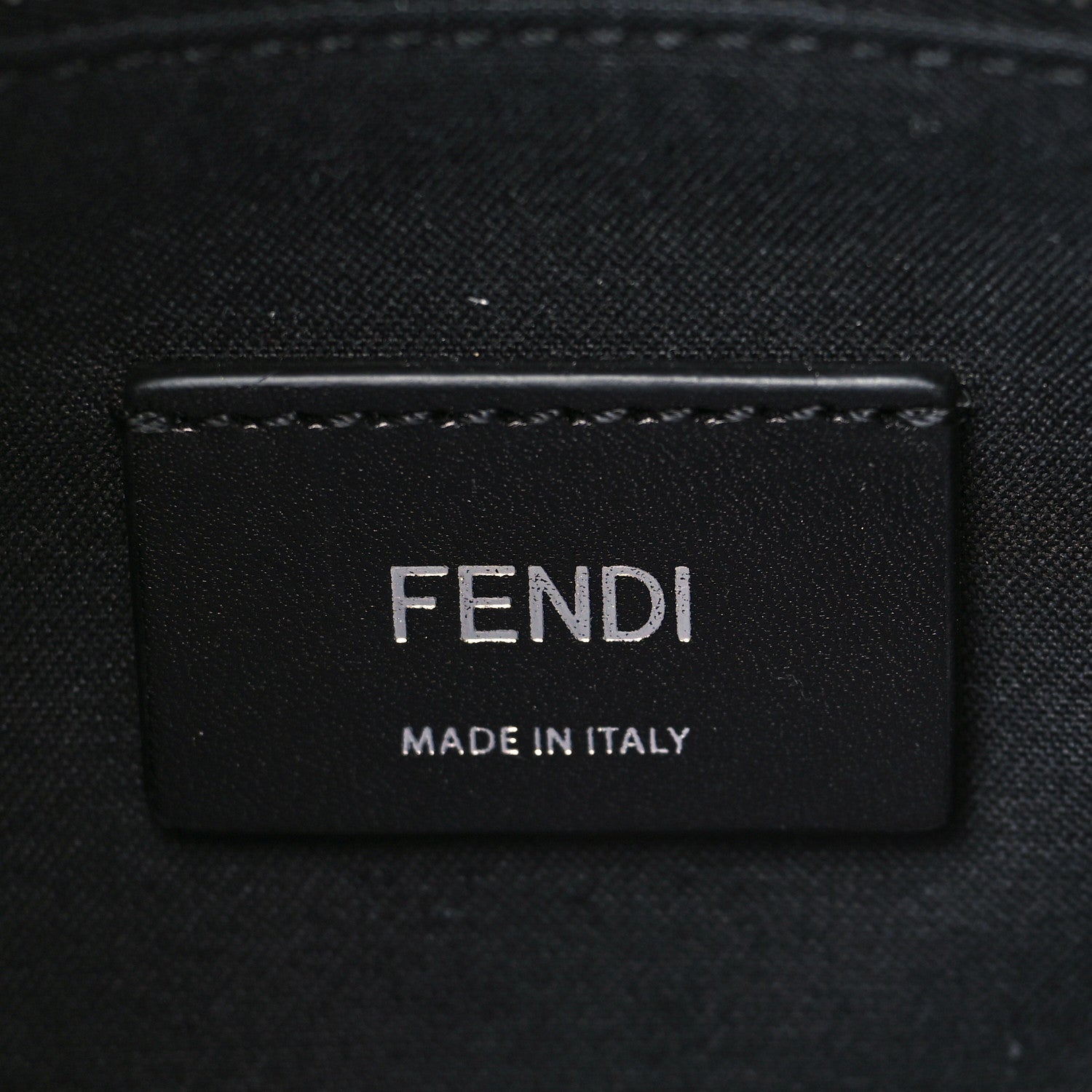Fendi Raffia Calfskin Romano Pequin Mini Expandable Flap Bag Brown Black 6 of 9