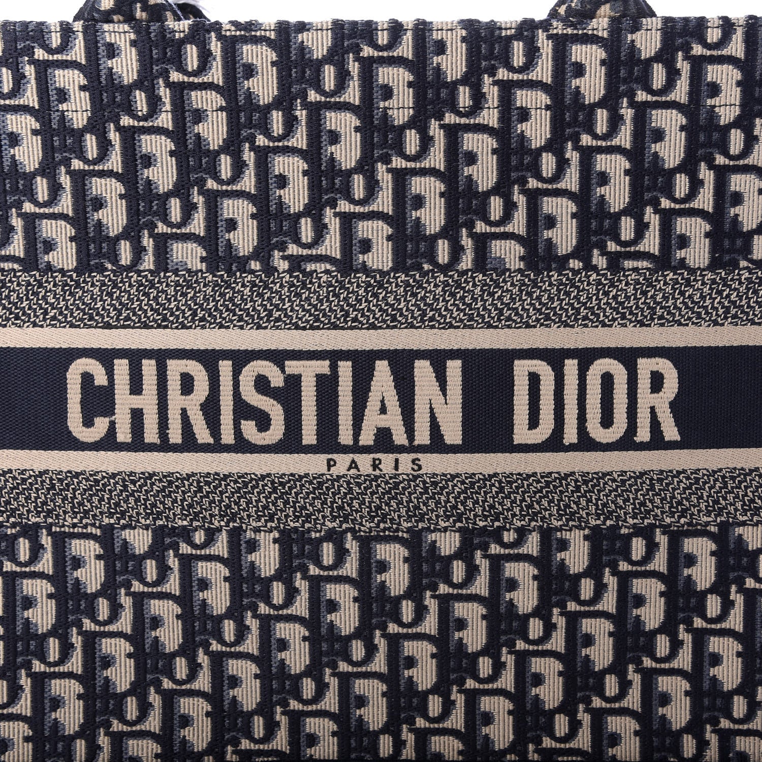 Christian Dior Oblique Medium Book Tote Blue Multicolor 9 of 9