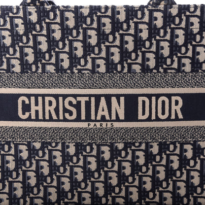 Christian Dior Oblique Medium Book Tote Blue Multicolor 9 of 9