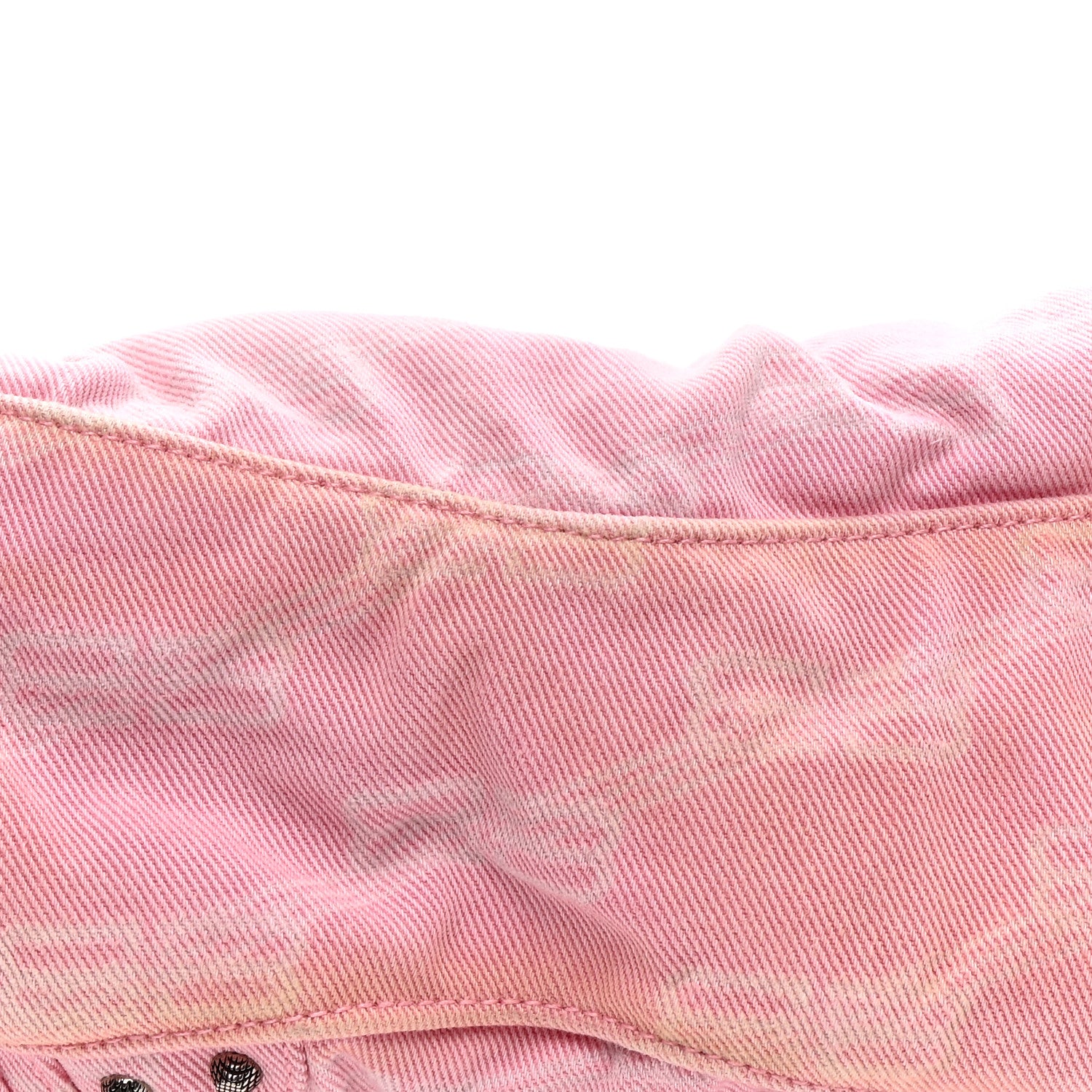 Balenciaga Denim BB Monogram Neo Cagole Handbag XS Pink 15 of 15