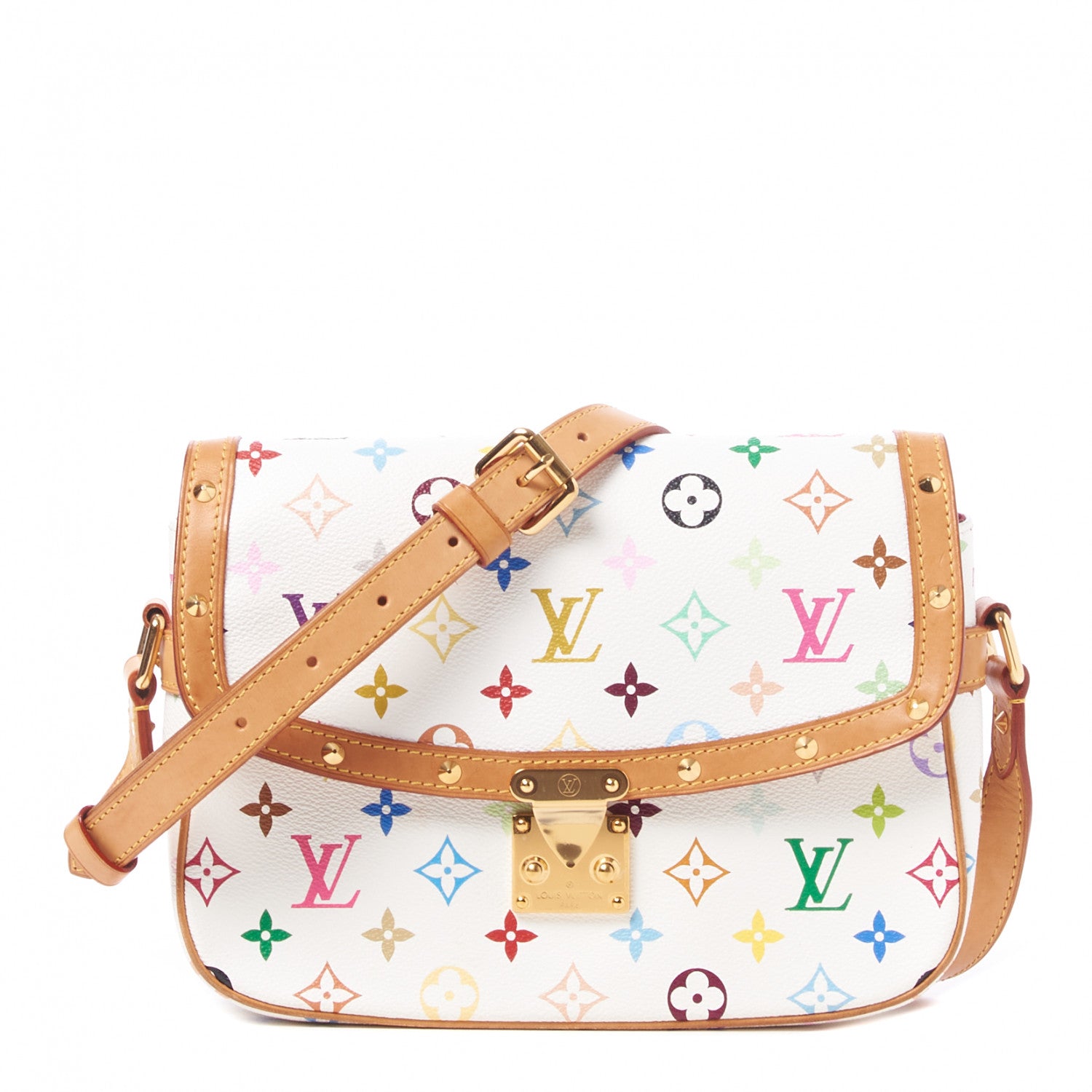 Louis Vuitton Monogram Multicolor Sologne White 1 of 9