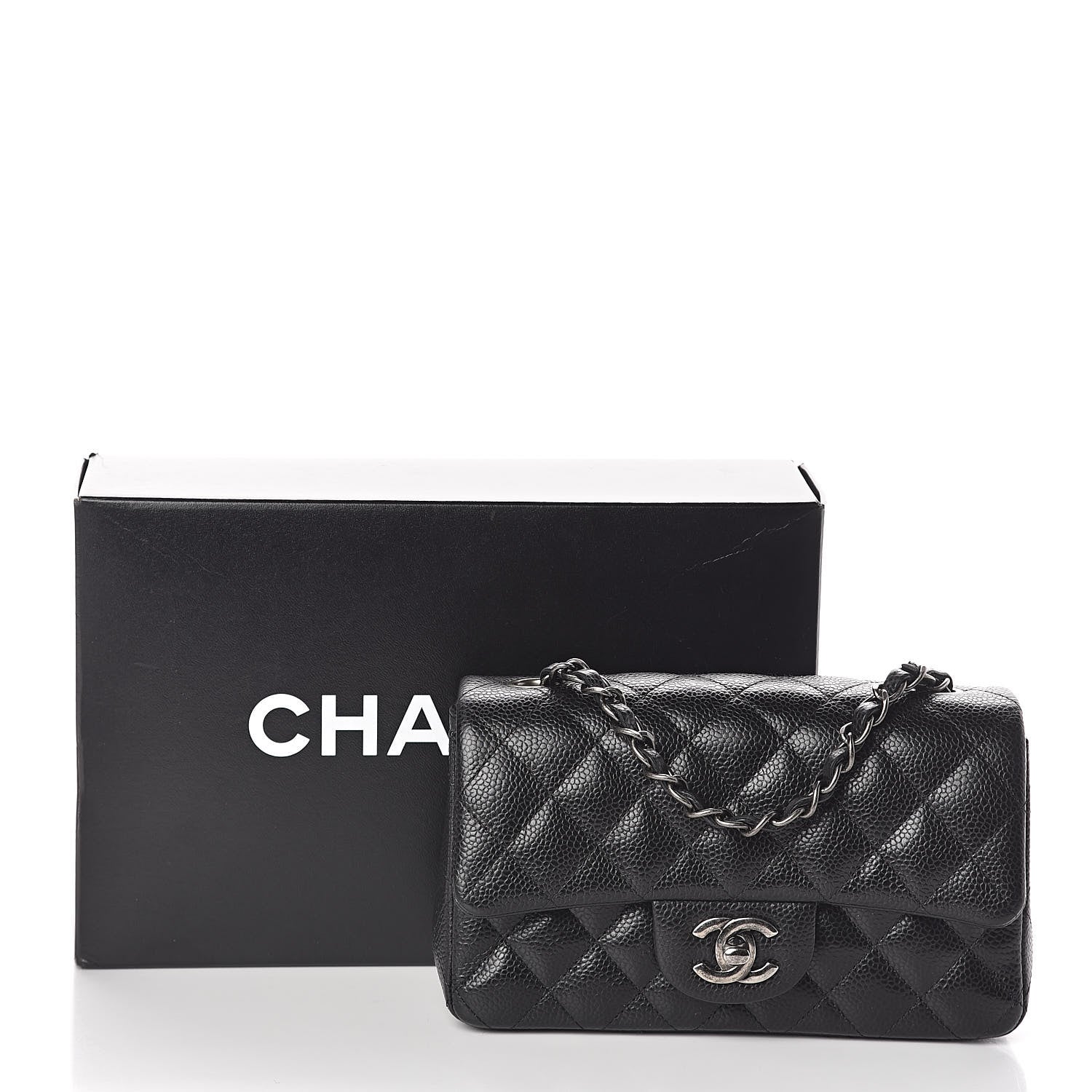 Chanel Caviar Quilted Mini Rectangular Flap Black 10 of 10