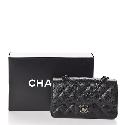 Chanel Caviar Quilted Mini Rectangular Flap Black 10 of 10