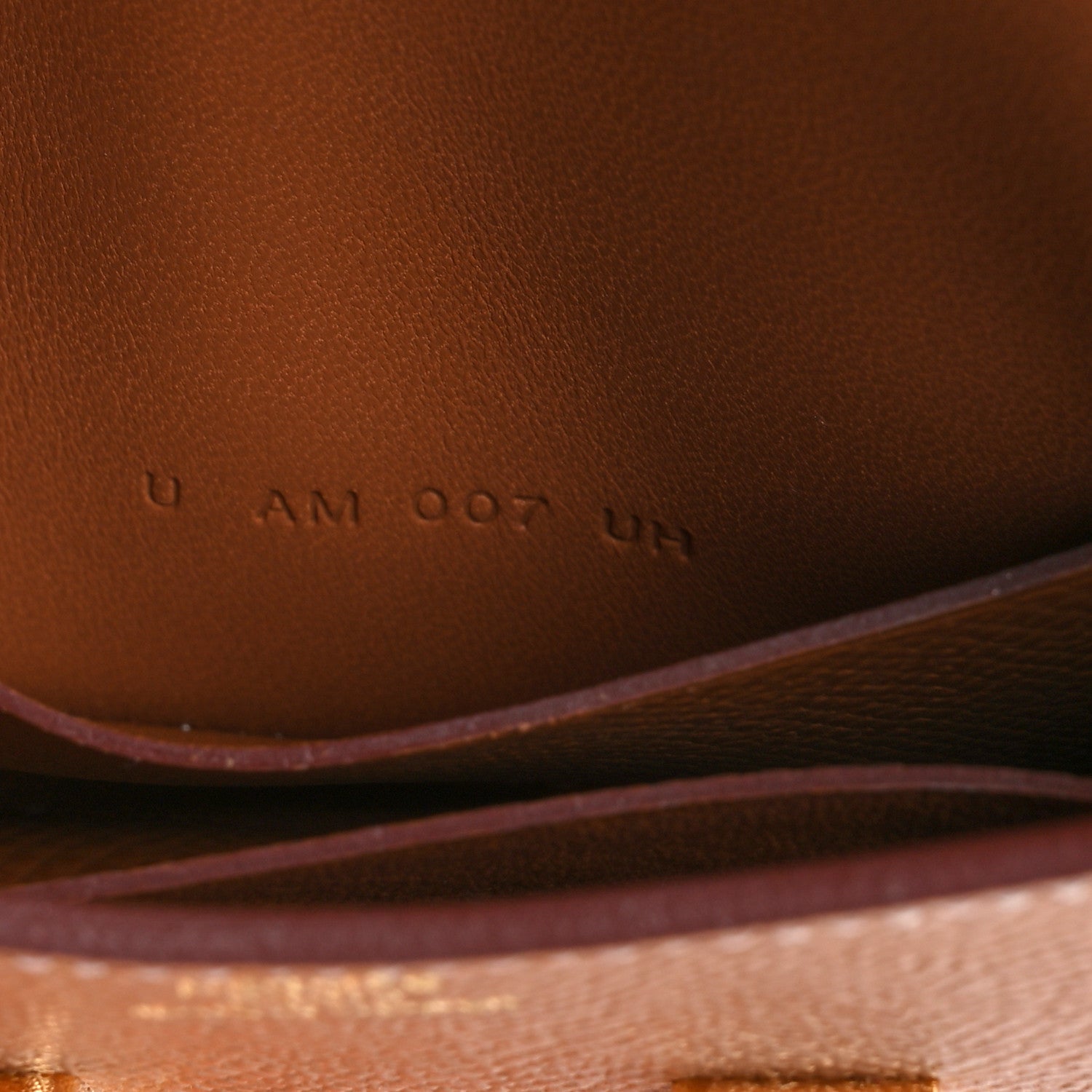 Hermes Epsom Constance Slim Wallet Gold 8 of 9