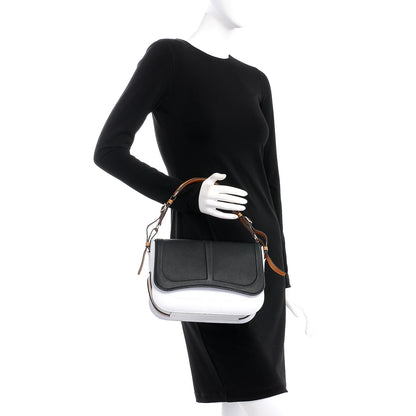 Hermes Epsom Swift Medium Hanais White Black Natural 2 of 9