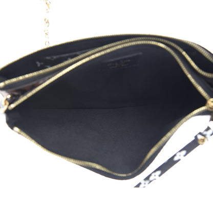 Louis Vuitton Monogram Giant Jungle Pochette Double Zip Black 5 of 11