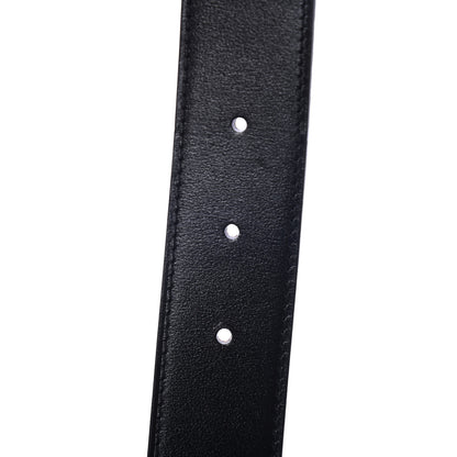 Hermes Box Togo 32mm Quizz H Belt 95 Black Gold 5 of 6