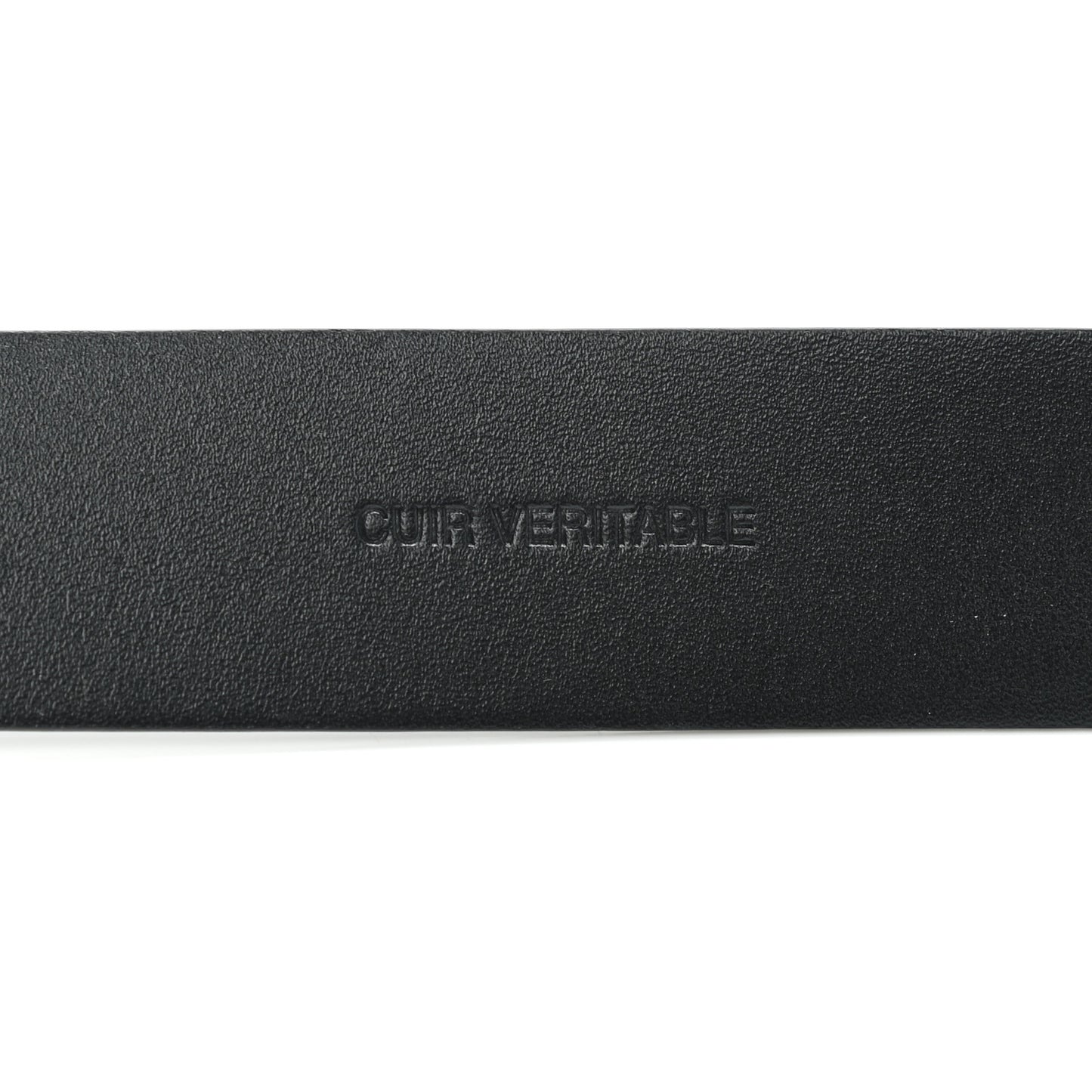 Calfskin CC Chain Belt 85 34 Black