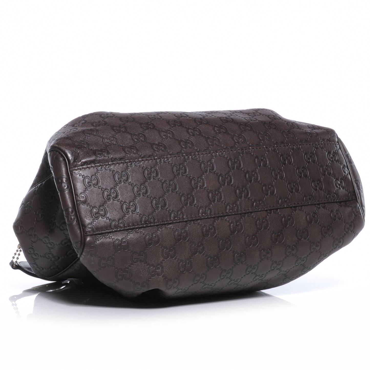 Guccissima Medium Sukey Tote Chocolate