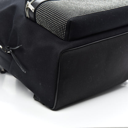 Saint Laurent Canvas City Studded Backpack Black 7 of 8