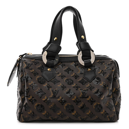 Louis Vuitton Monogram Sequins Eclipse Speedy 28 Black 1 of 10