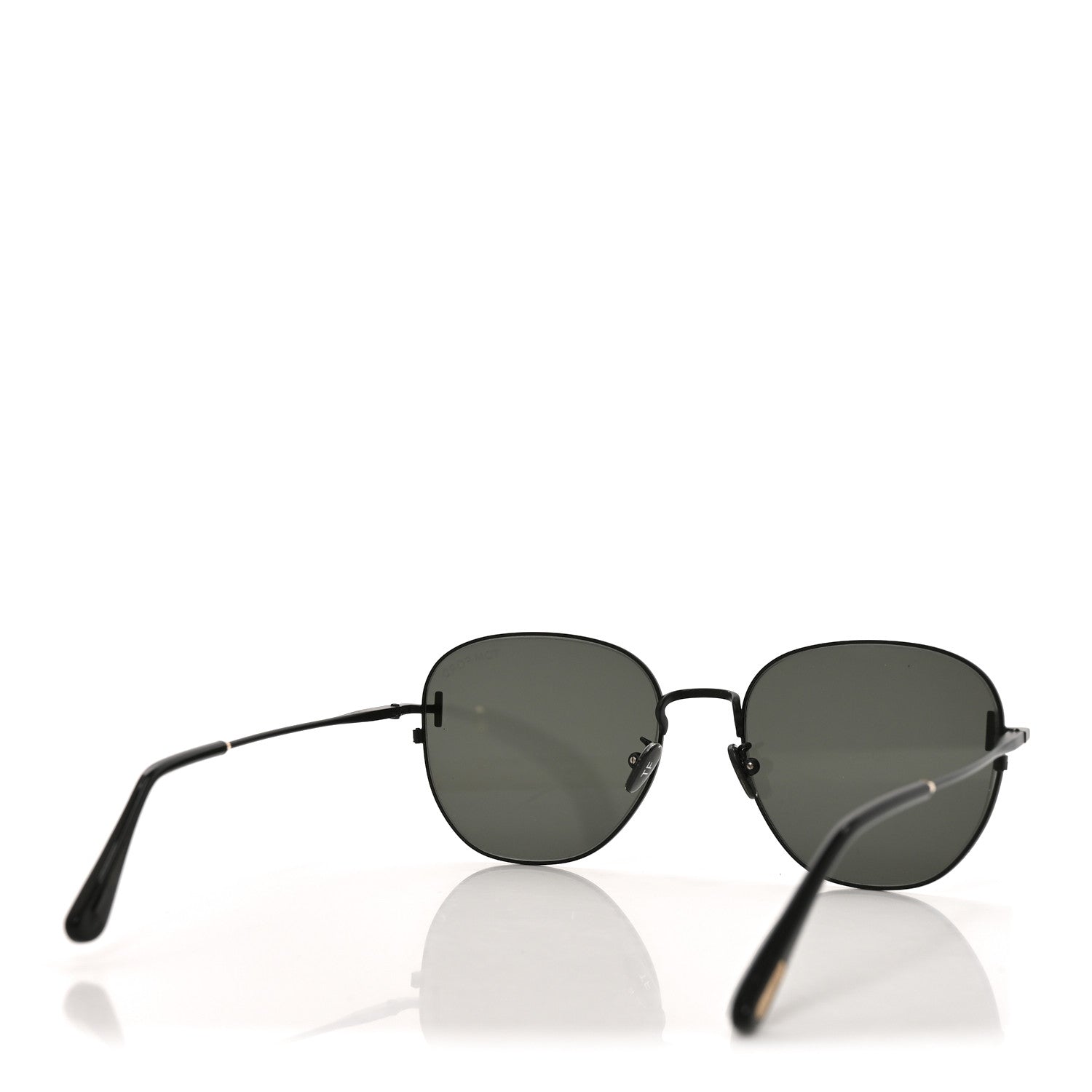 Tom Ford Metal Round Sunglasses TF976-K Black 4 of 5