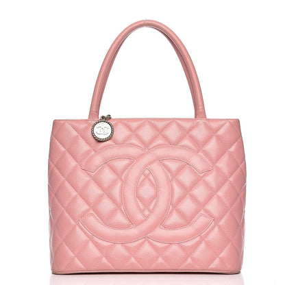 Chanel Caviar Quilted Medallion Tote Light Pink 1 of 16