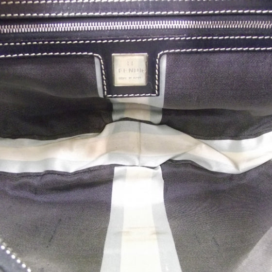 Fendi Canvas Hobo Navy 6 of 13
