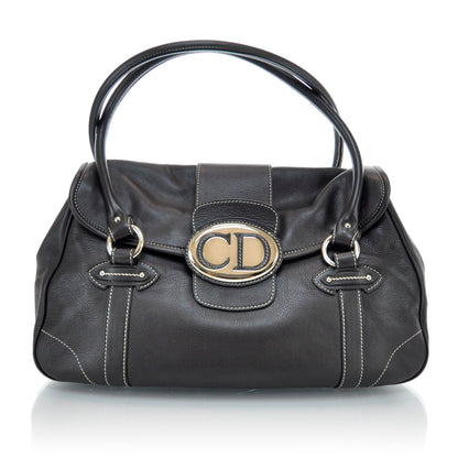 Christian Dior Leather Saint Germain Flap Bag Brown 1 of 10