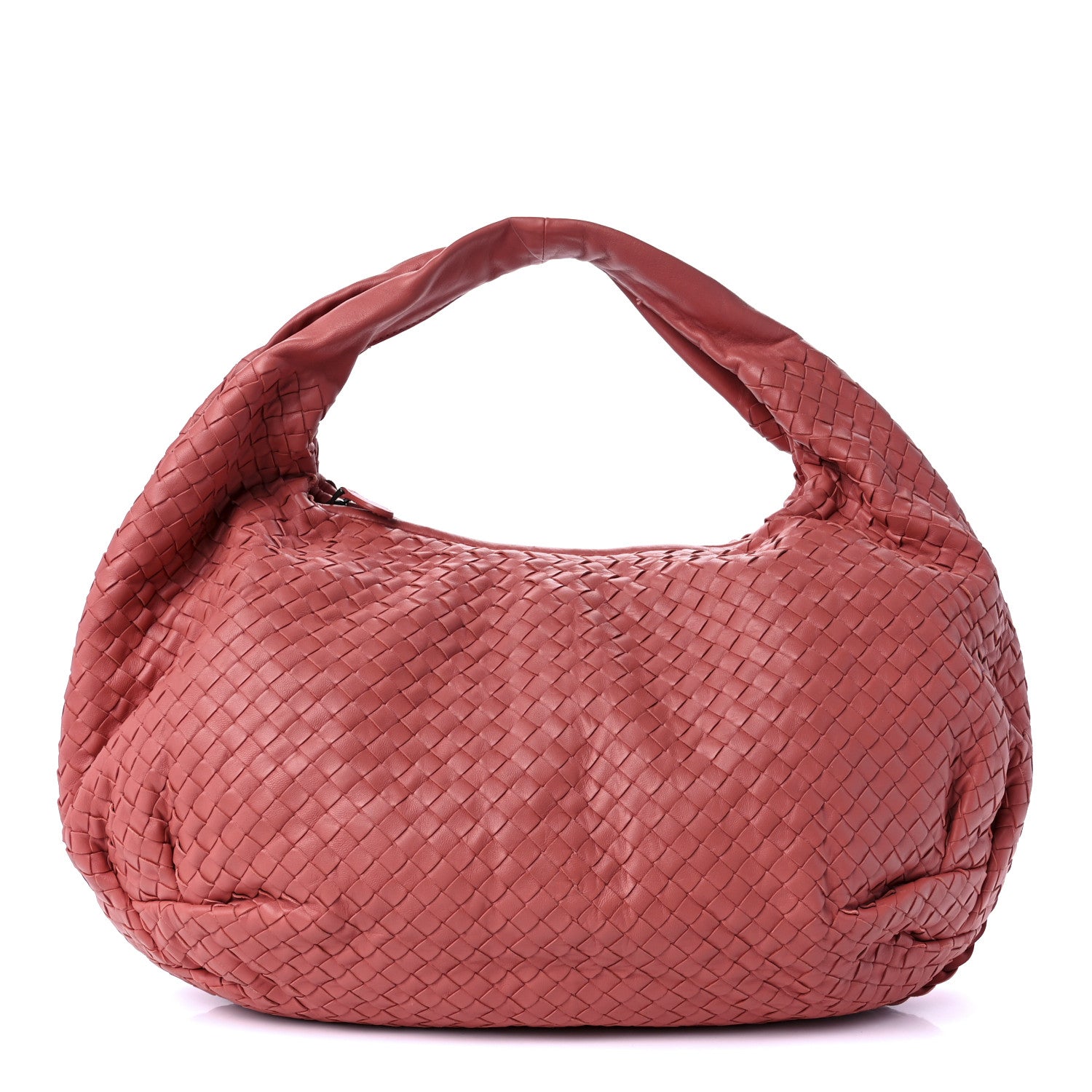 Bottega Veneta Nappa Intrecciato Medium Belly Veneta Hobo Corallo 1 of 9