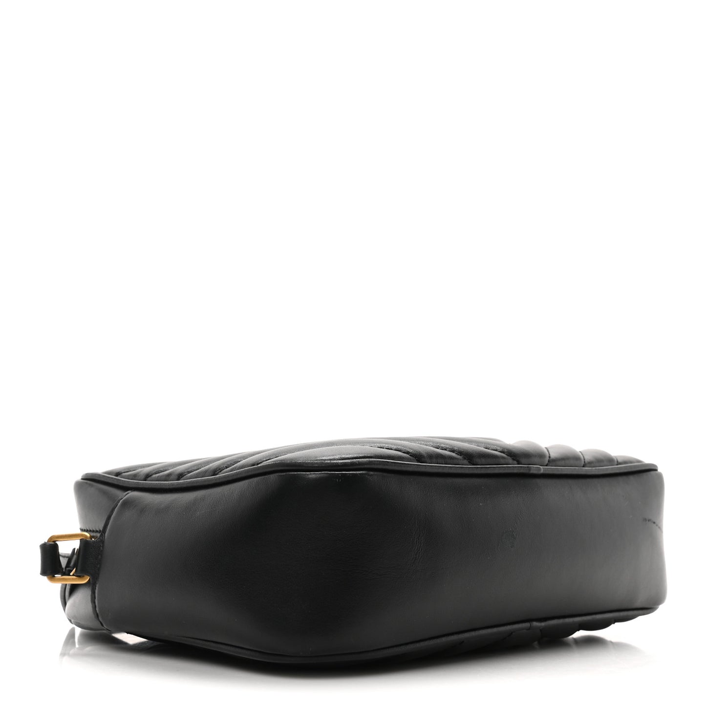 Calfskin Matelasse Monogram Lou Camera Bag Black