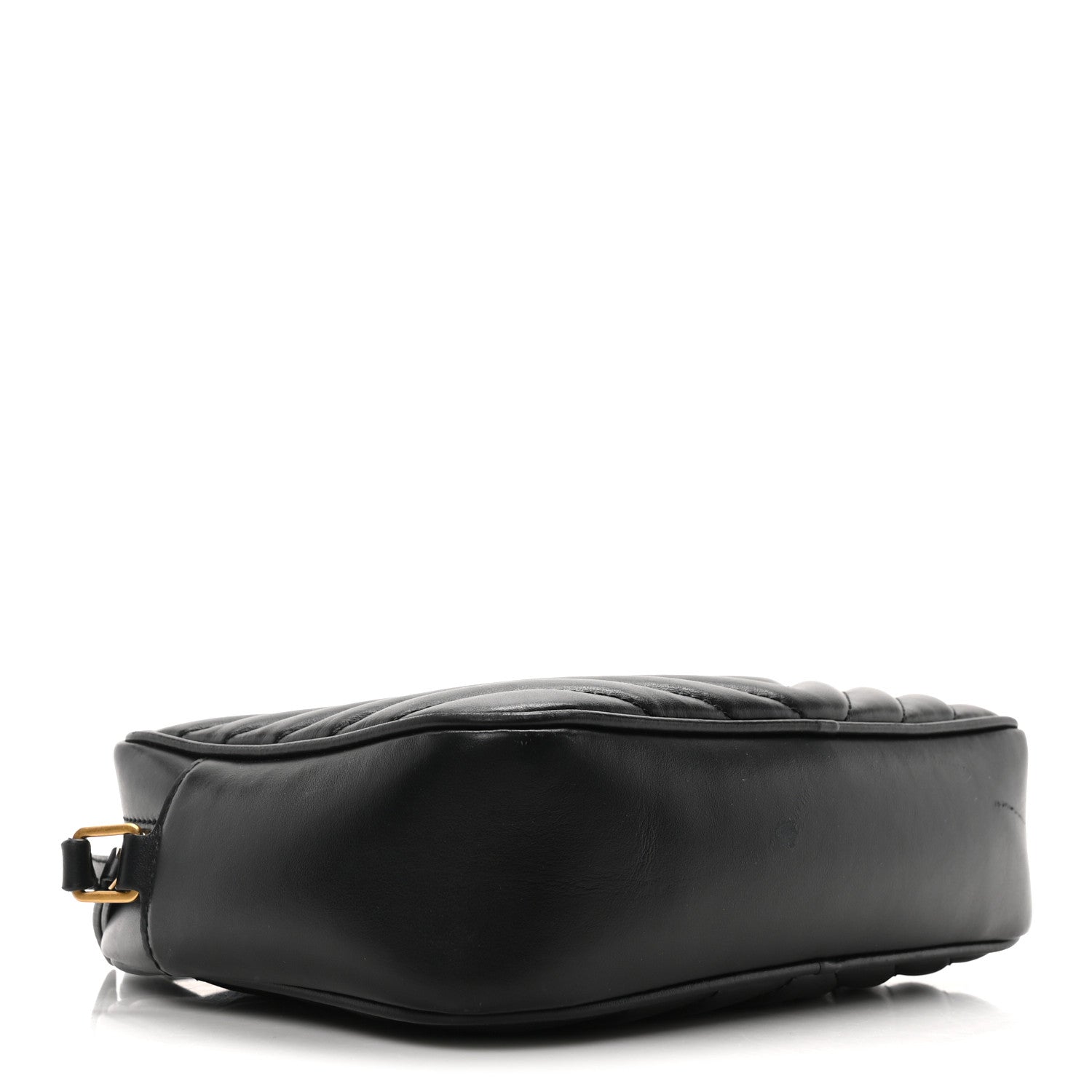 Saint Laurent Calfskin Matelasse Monogram Lou Camera Bag Black 4 of 11