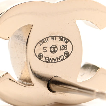 Chanel Metal CC Turnlock Earrings Gold 4 of 5