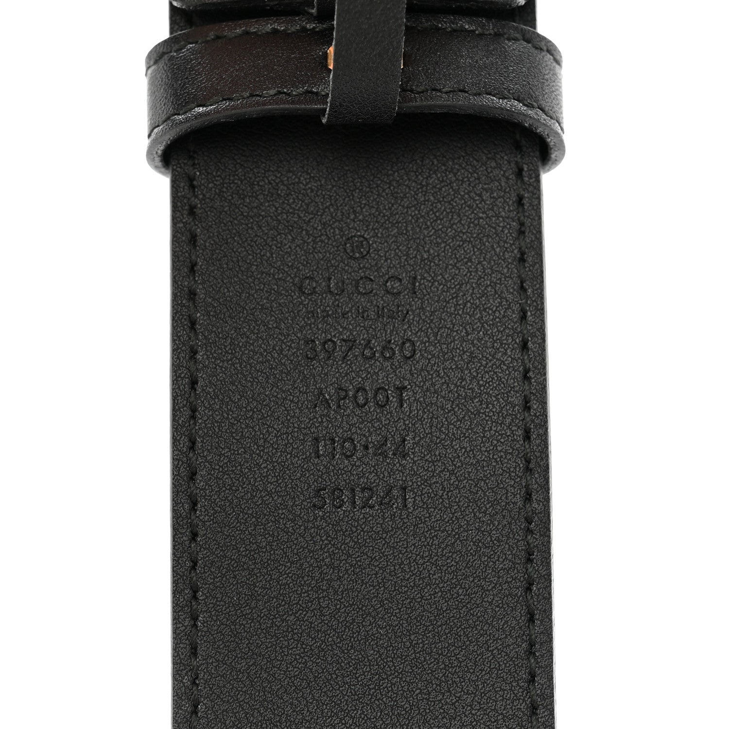 Gucci Moon Calfskin Double G 40mm Belt 110 44 Black 4 of 6