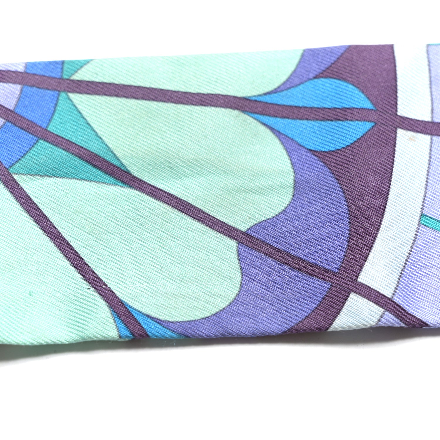 Hermes Silk Rose de Compas Twilly Menthol Bleu Lilac 6 of 7
