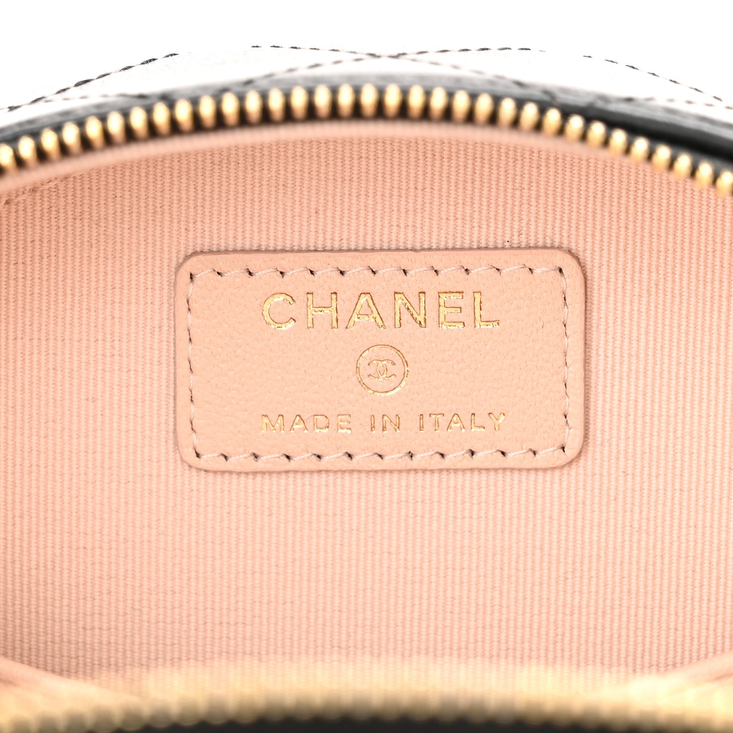 Chanel Lambskin Quilted Chic Riviera Top Handle Vanity Case Black 8 of 11