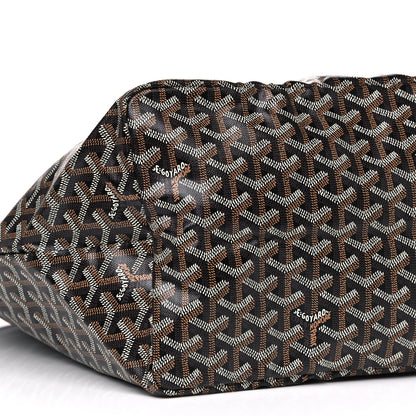 Goyard Goyardine Saint Louis GM Black Gold 8 of 9