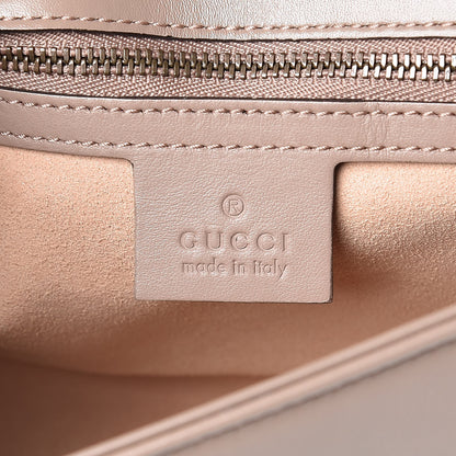 Gucci Calfskin Matelasse Small GG Marmont Shoulder Bag Porcelain Rose 6 of 9