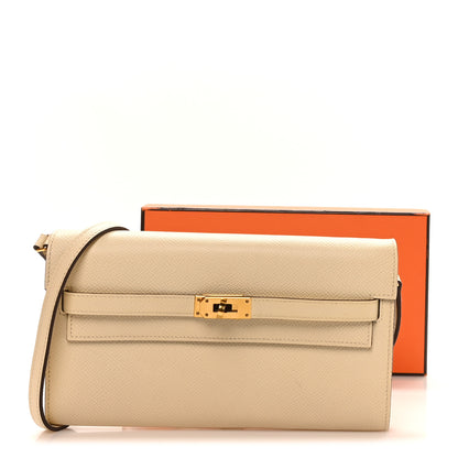 Hermes Epsom Verso Kelly Wallet To Go Nata Jaune Poussin 11 of 11