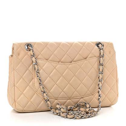 Chanel Lambskin Quilted Medium Double Flap Beige 3 of 11