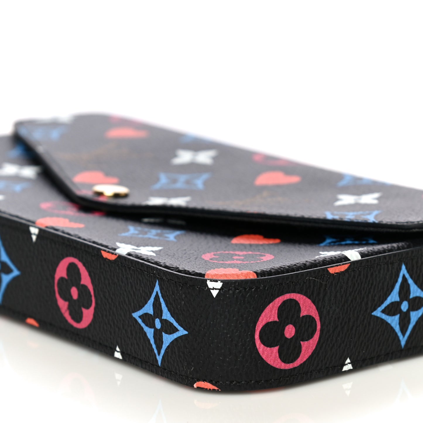 Game On Felicie Chain Wallet Black