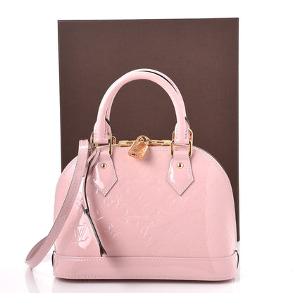 Louis Vuitton Vernis Alma BB Rose Ballerine 9 of 9