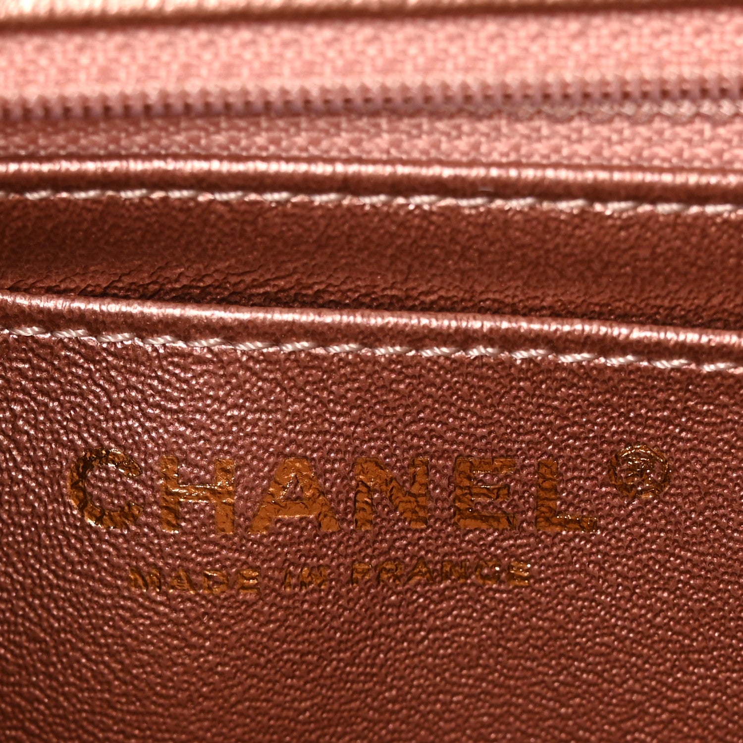 Chanel Metallic Grained Calfskin Quilted 2.55 Reissue Mini Flap Copper Pink 6 of 10