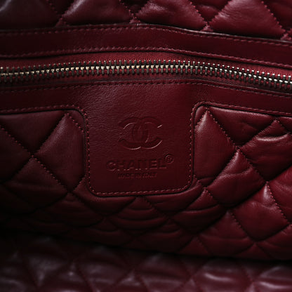 Chanel Lambskin Quilted Large Coco Cocoon Reversible Tote Black 6 of 10