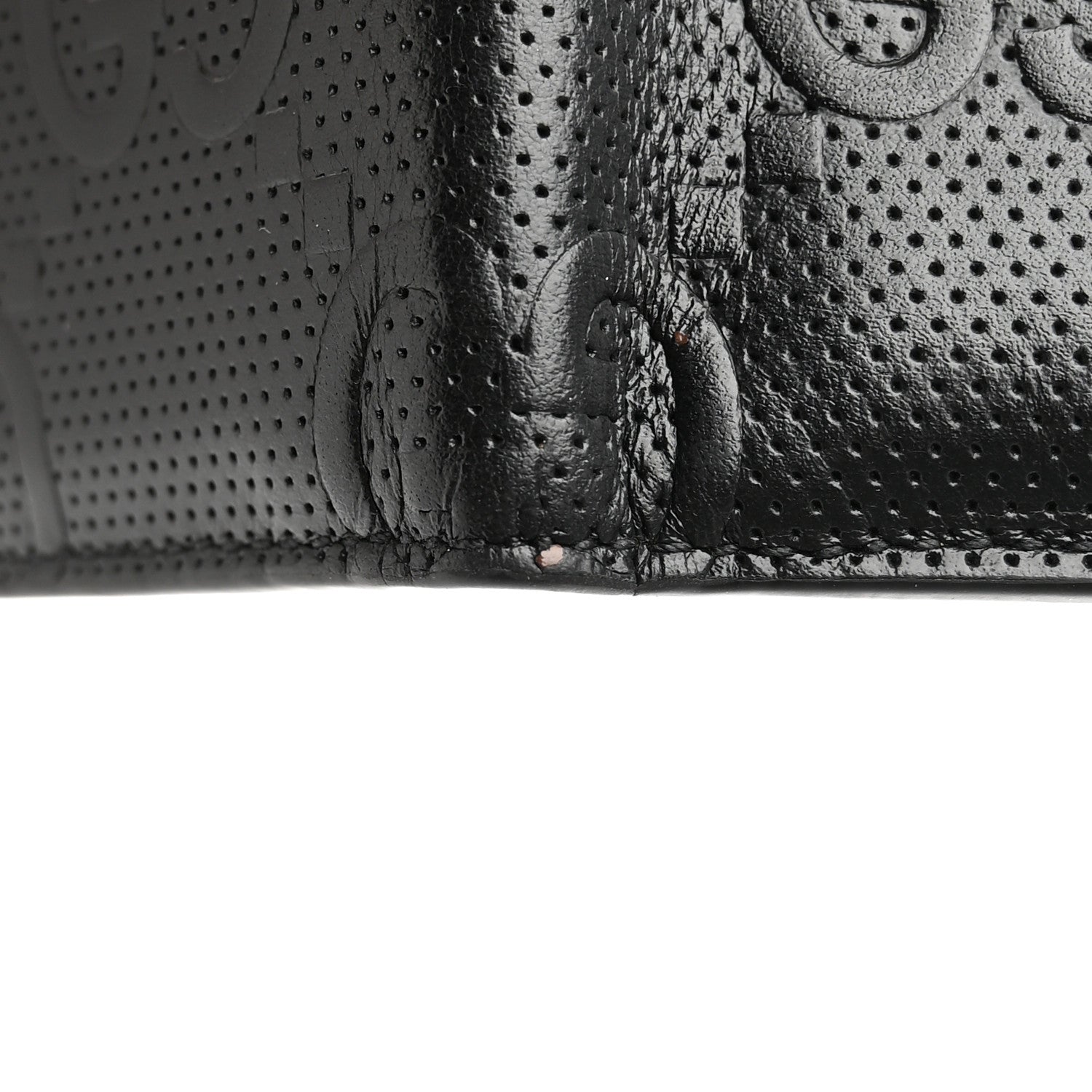 Gucci Calfskin GG Tennis Embossed Bi-Fold Wallet Black 11 of 13