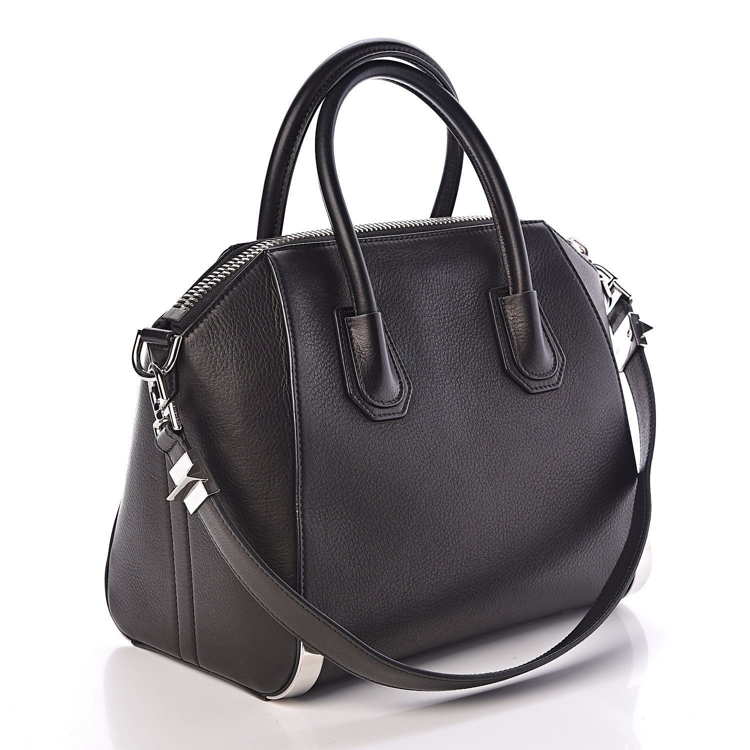 Givenchy Sugar Goatskin Small Metal Corner Antigona Black 3 of 10