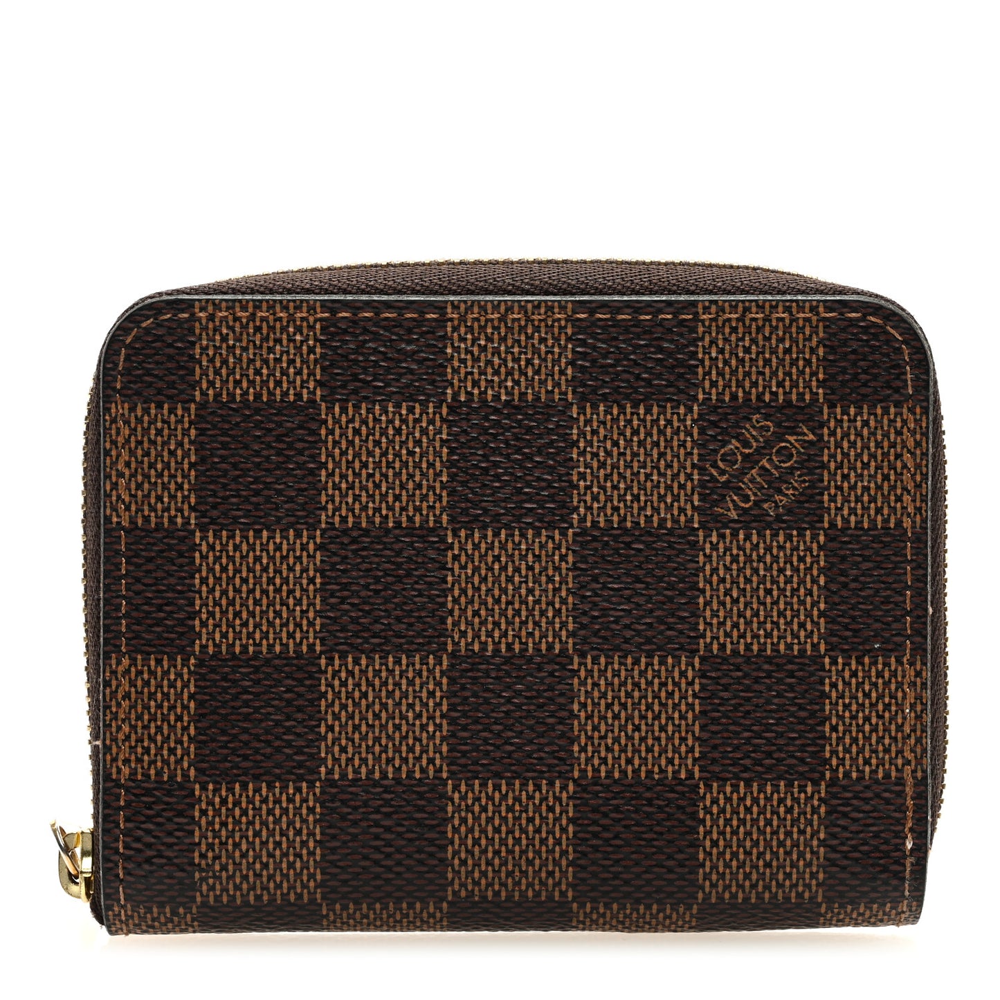 Damier Ebene Zippy Coin Purse Rose Ballerine