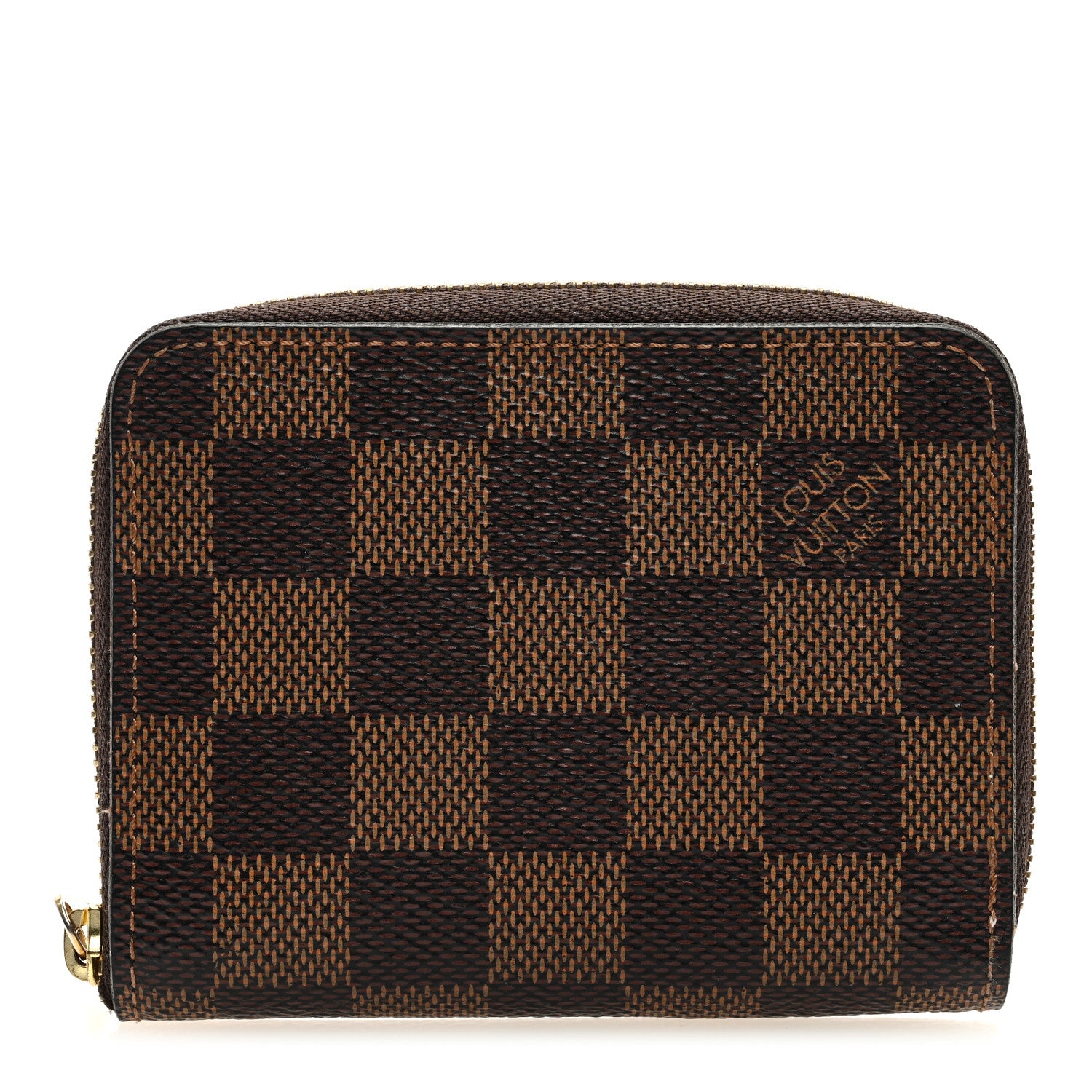 Louis Vuitton Damier Ebene Zippy Coin Purse Rose Ballerine 1 of 6