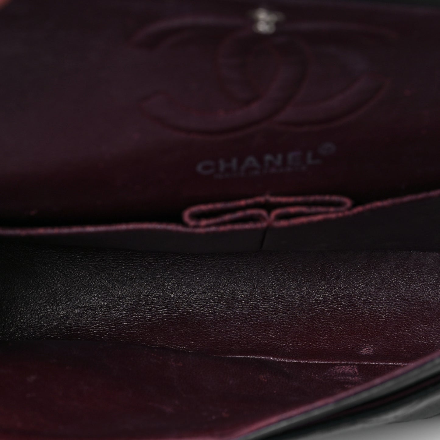 Lambskin Quilted Small Double Flap Black