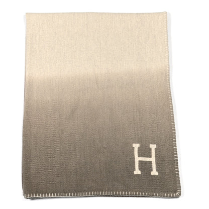 Hermes Tibetan Yak Yack'n'Dye Blanket Naturel 1 of 3