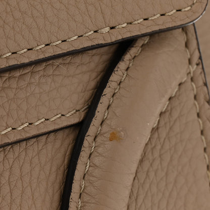 Celine Drummed Calfskin Micro Luggage Dune 11 of 12