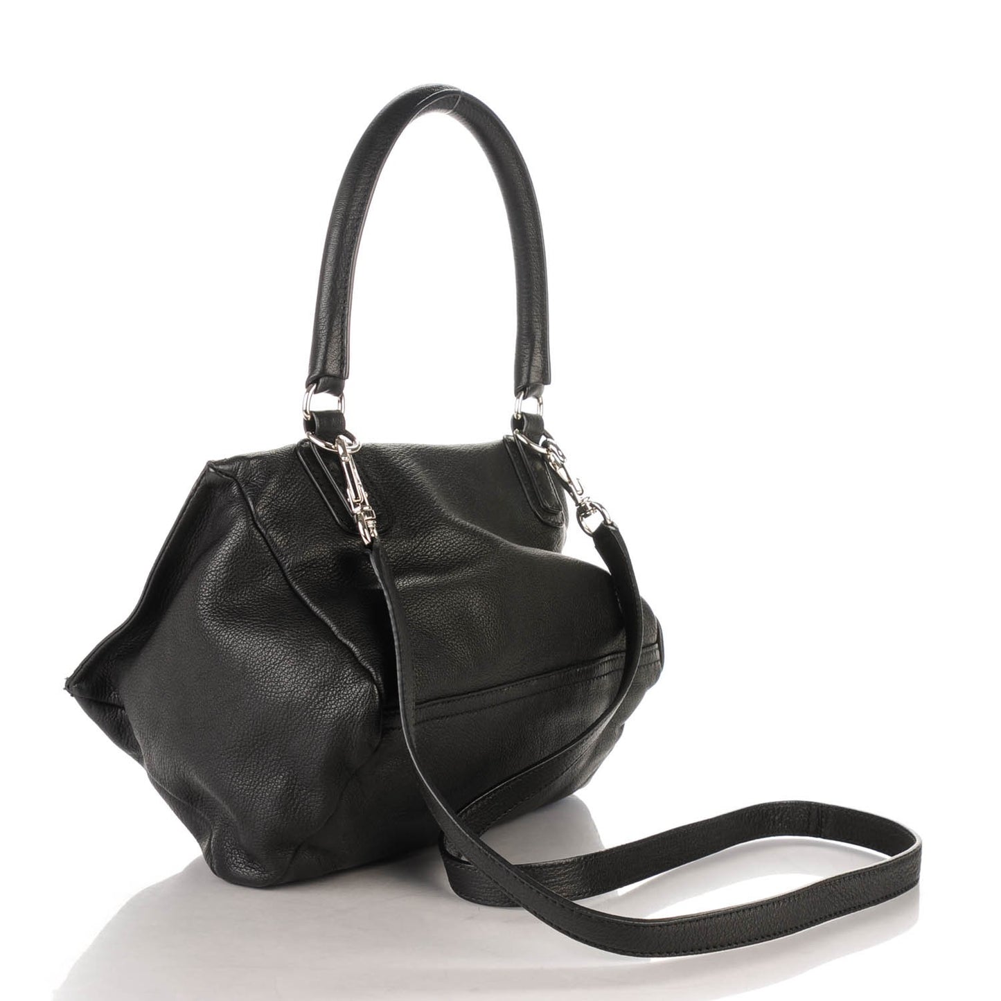 Sugar Goatskin Small Pandora Black