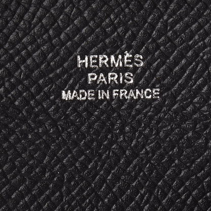 Hermes Epsom Bastia Coin Purse Black 6 of 8